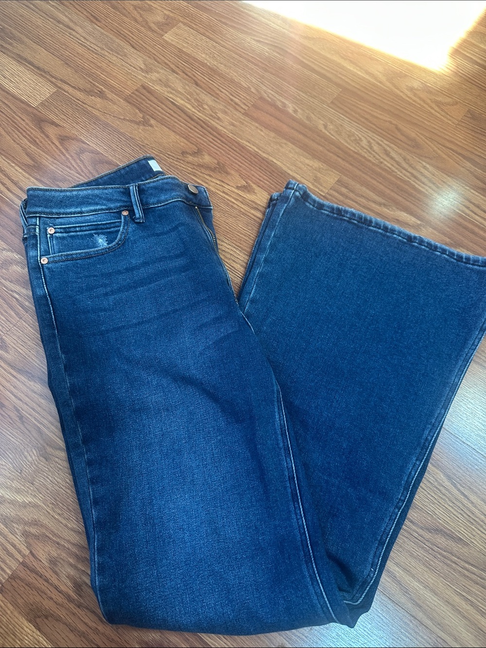 Just Black Dark Blue Flare Jeans